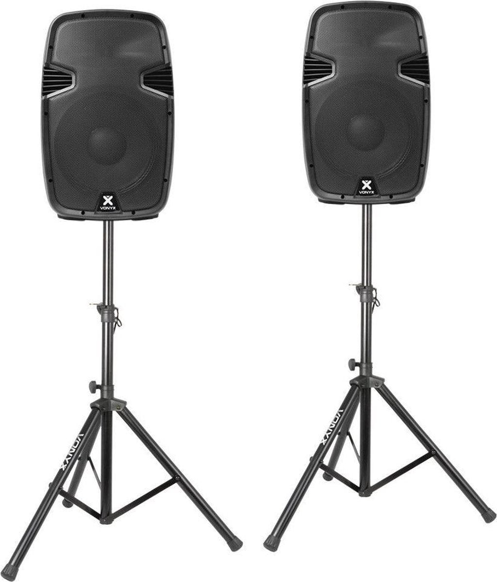 Vonyx SPJ-1200A 12 Speakerset met standaards