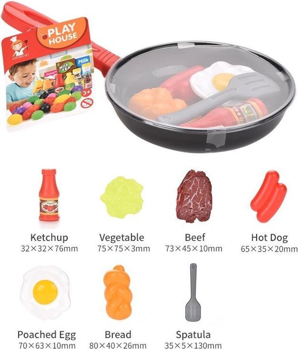 Kinderen kook set - 7 stuks Peuter Meisjes Baby Kids Play House Toy Keukengerei Koken Potten Pannen Voedsel Gerechten kookgerei - 7 stuks - Peuter Meisjes Baby Kids Play House Toy Keukengerei Koken Potten Pannen Voedsel Gerechten kookgerei