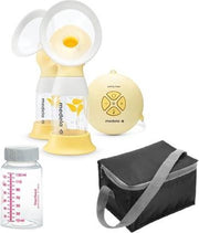 Medela Swing Maxi Flex + koeltas 2 koelelementen en 6 moedermelkbewaarflesjes - Zwart