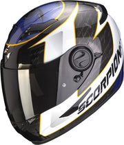 Scorpion Exo-490 Tour White Blue Full Face Helmet XL