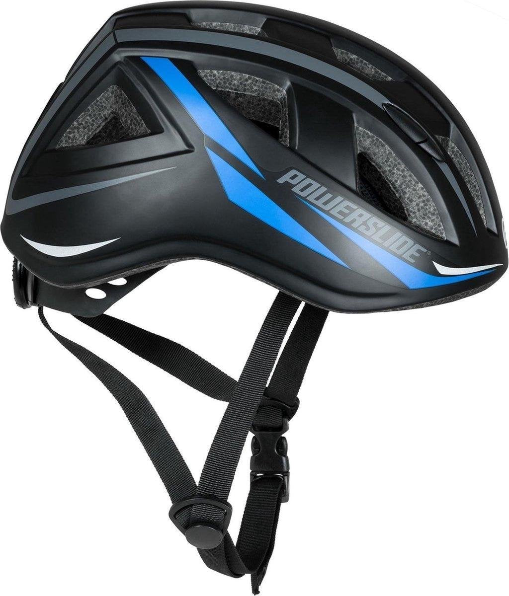 Powerslide Kids Pro-helm Junior Zwart/blauwmaat 51-54 Cm