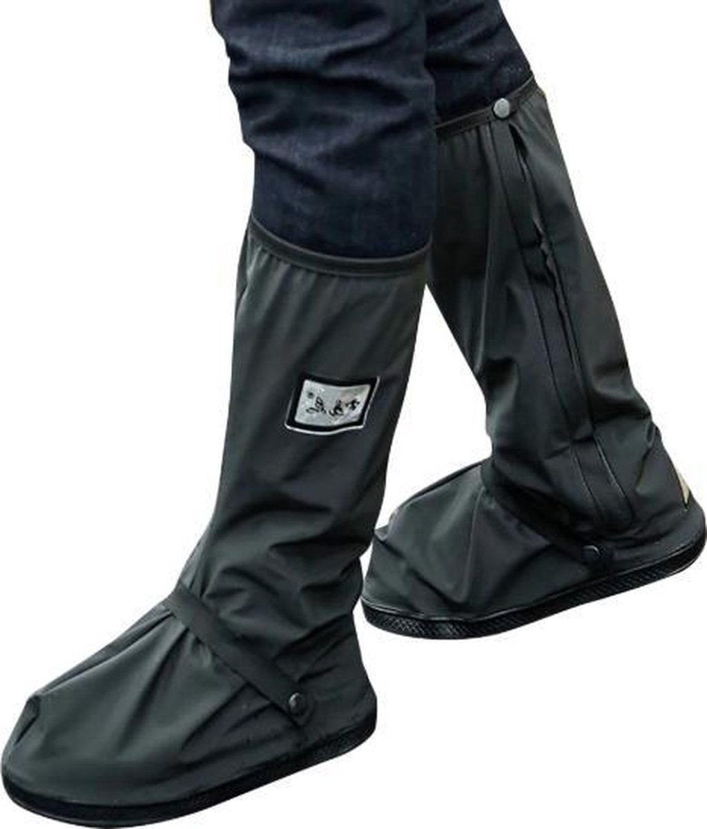 Waterdichte lange overschoenen – fietsoverschoenen – motoroverschoenen - Maat 40 - 41