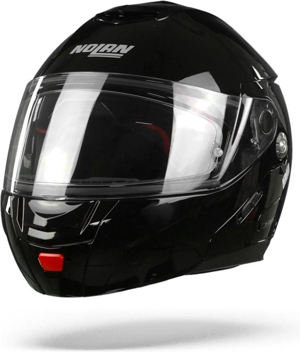 Nolan RPHA 11lassic N-Com 003 Glossy Black Systeemhelm - Motorhelm - Maat XL