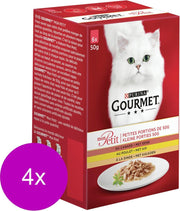Gourmet Mon Petit Gevogelte - Kattenvoer - 4 x (6x50 g)