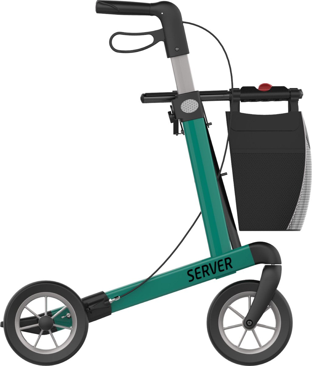 Rehasense Server zithoogte 62 cm - zachte comfort wielen - Large  TURQUOISE - Gewicht 7