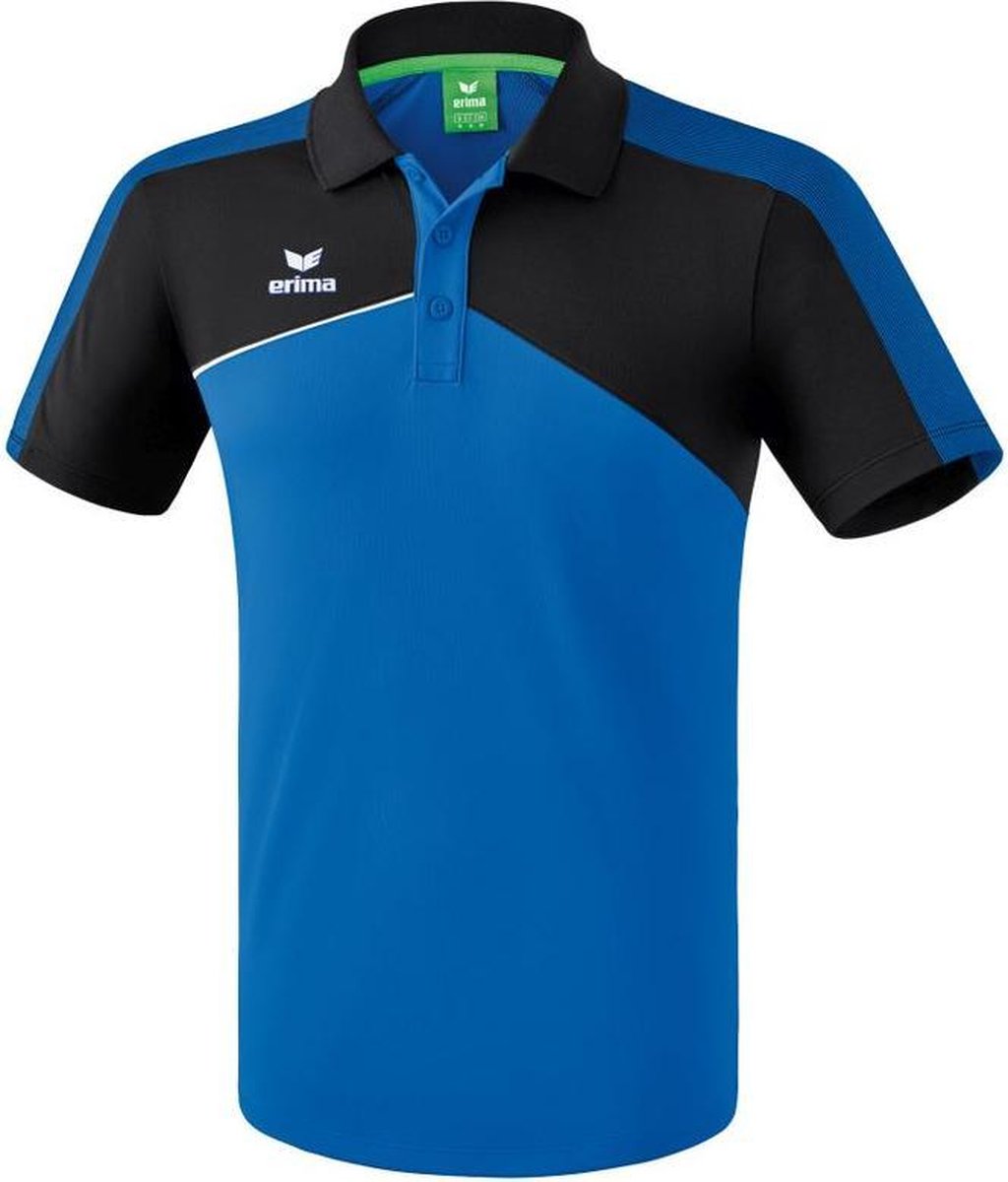 Erima Premium One 2.0 Polo - Voetbalshirts  - blauw kobalt - 2XL