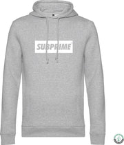 Subprime - Heren Hoodies Hoodie Block Grey - Grijs - Maat XXL