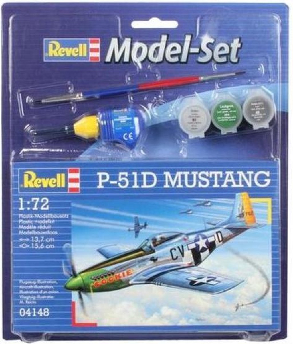 Modelset Vliegtuig Revell Mustang P-51D 1:72