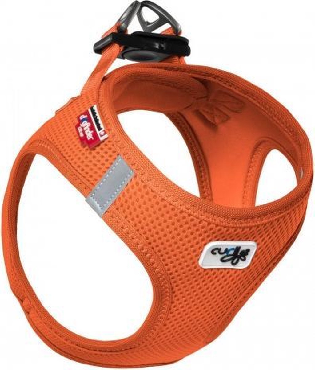 Curli Air-Mesh - hondentuig - 3XS - Oranje