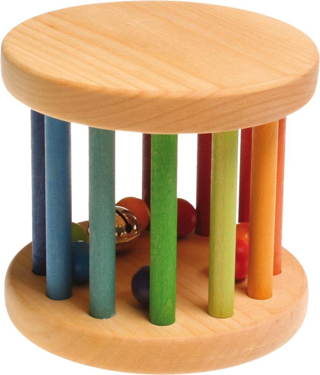 Grimm's houten rammelaar groot regenboog