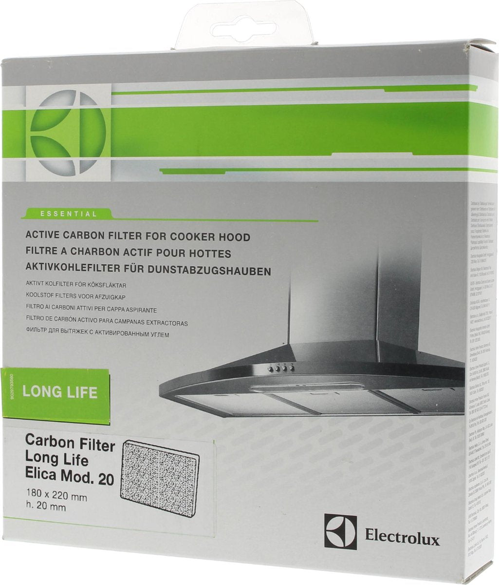 E3CFL20 Carbon Filter Long Life Elica Model 20