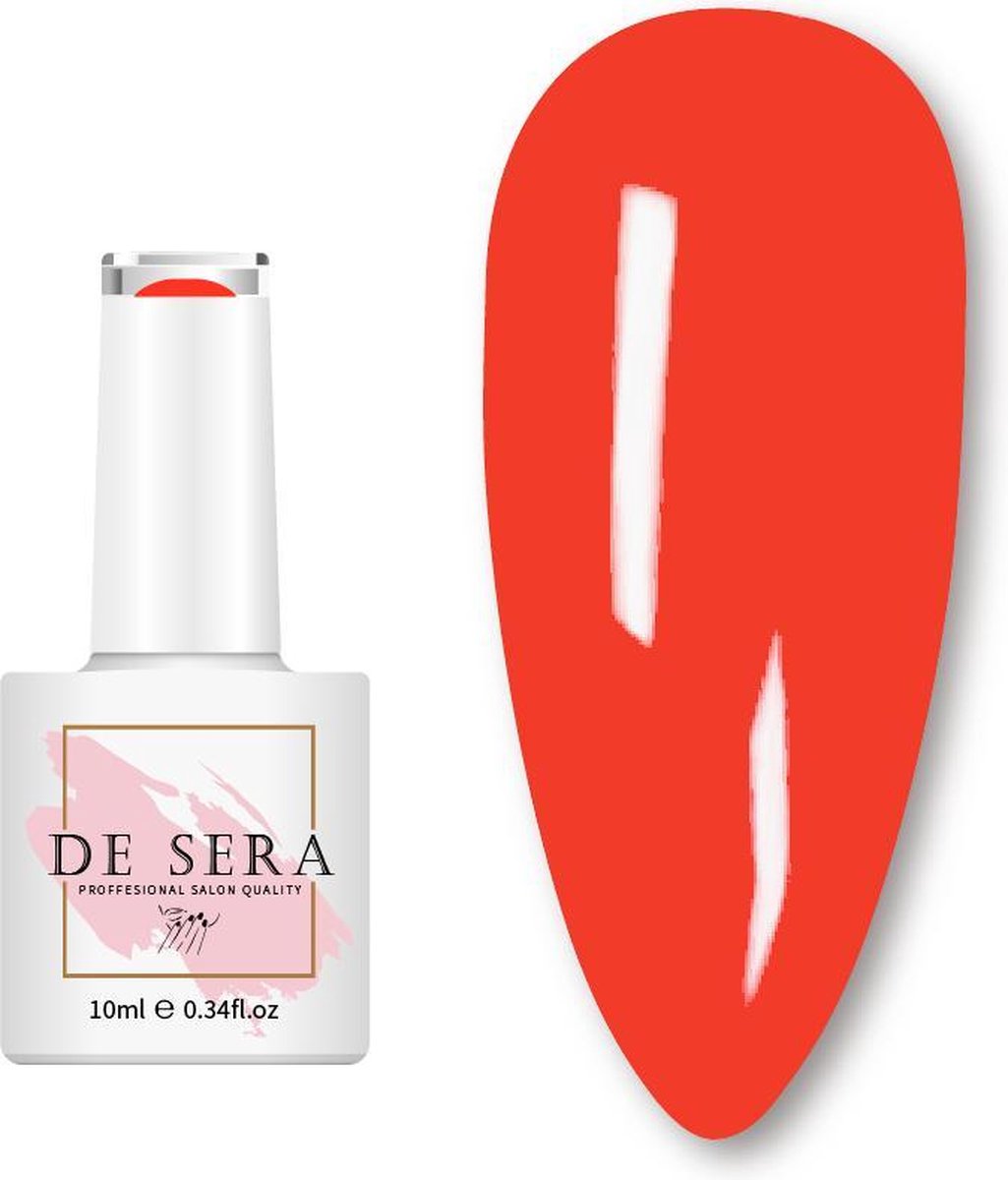 De Sera Gellak - Rode Gel Nagellak - Pink Edition - 10ML - 018 Be Your Own Girl Crush