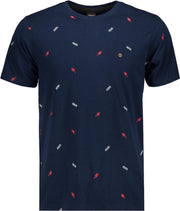 Tee Crew Aop Embro Tw11503 Maritime Blue 564