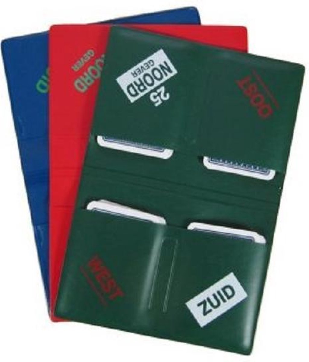 Voorbedrukte mapjes 25 t/m 32 ROOD