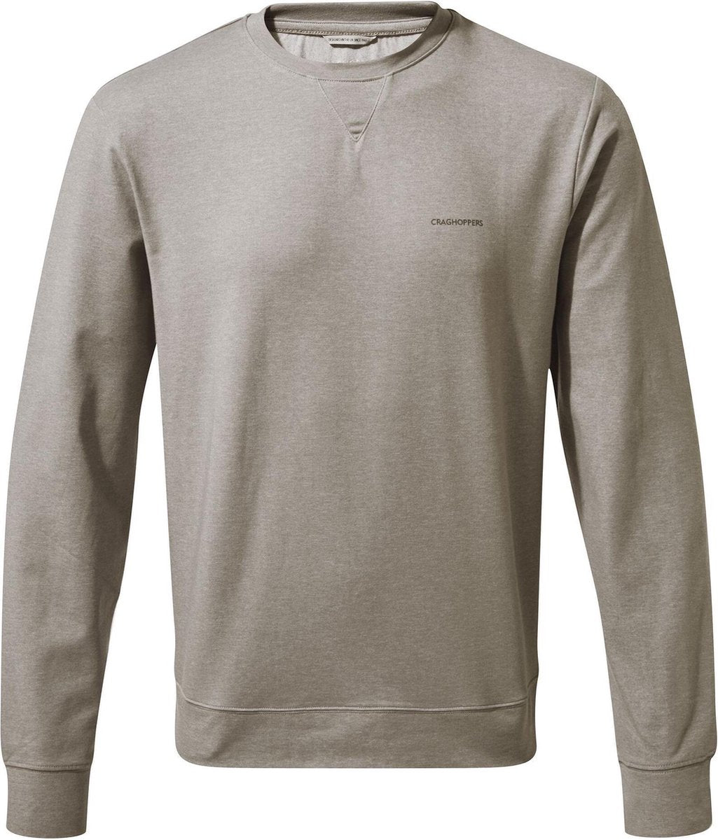 Craghoppers Sweater Tilpa Heren Polyester/katoen Lichtgrijs Maat Xl