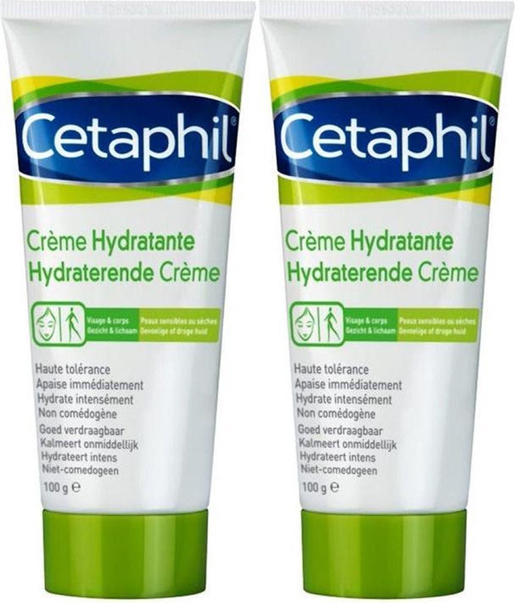 Cetaphil Hydraterende Crème 2x100gr