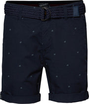Petrol Industries - Heren Chino short - Donker blauw - Maat XS