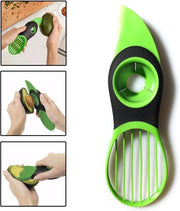 Luxe Avocado Snijder - 3 in 1 - Avocadomes - Avocado Pit Verwijderen - Avocadosnijder - Groen