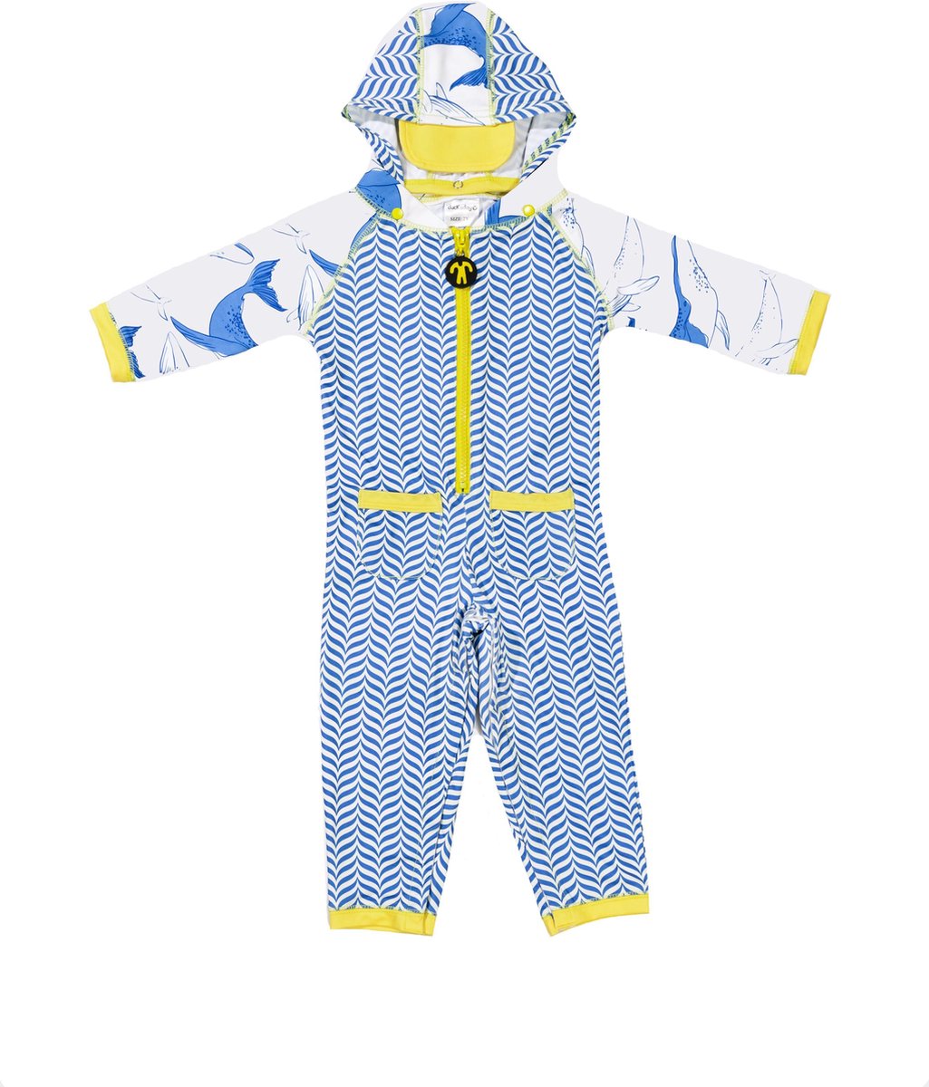 Ducksday UV zwempakje voor kinderen lang unisex Willie - 3 jaar