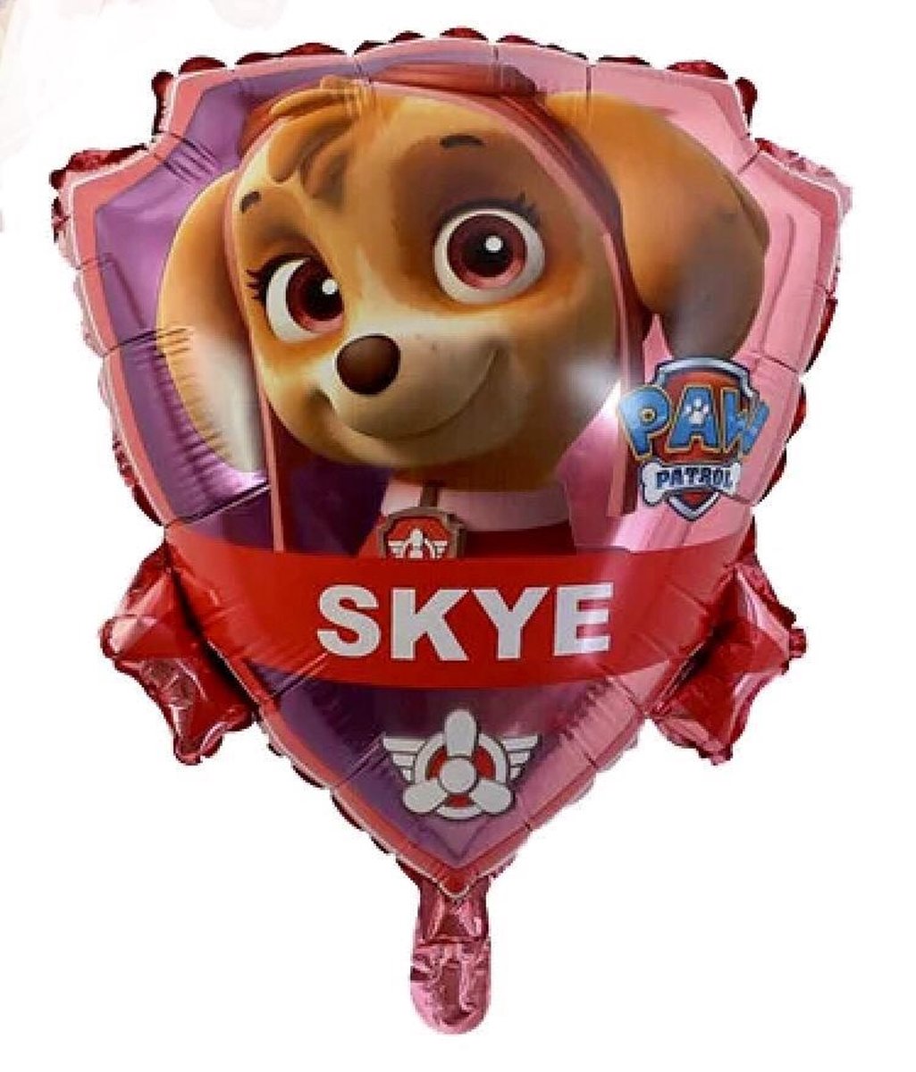 SKYE-PAWPATROL-ROZE-50x55CM-FOLIE-BALLON