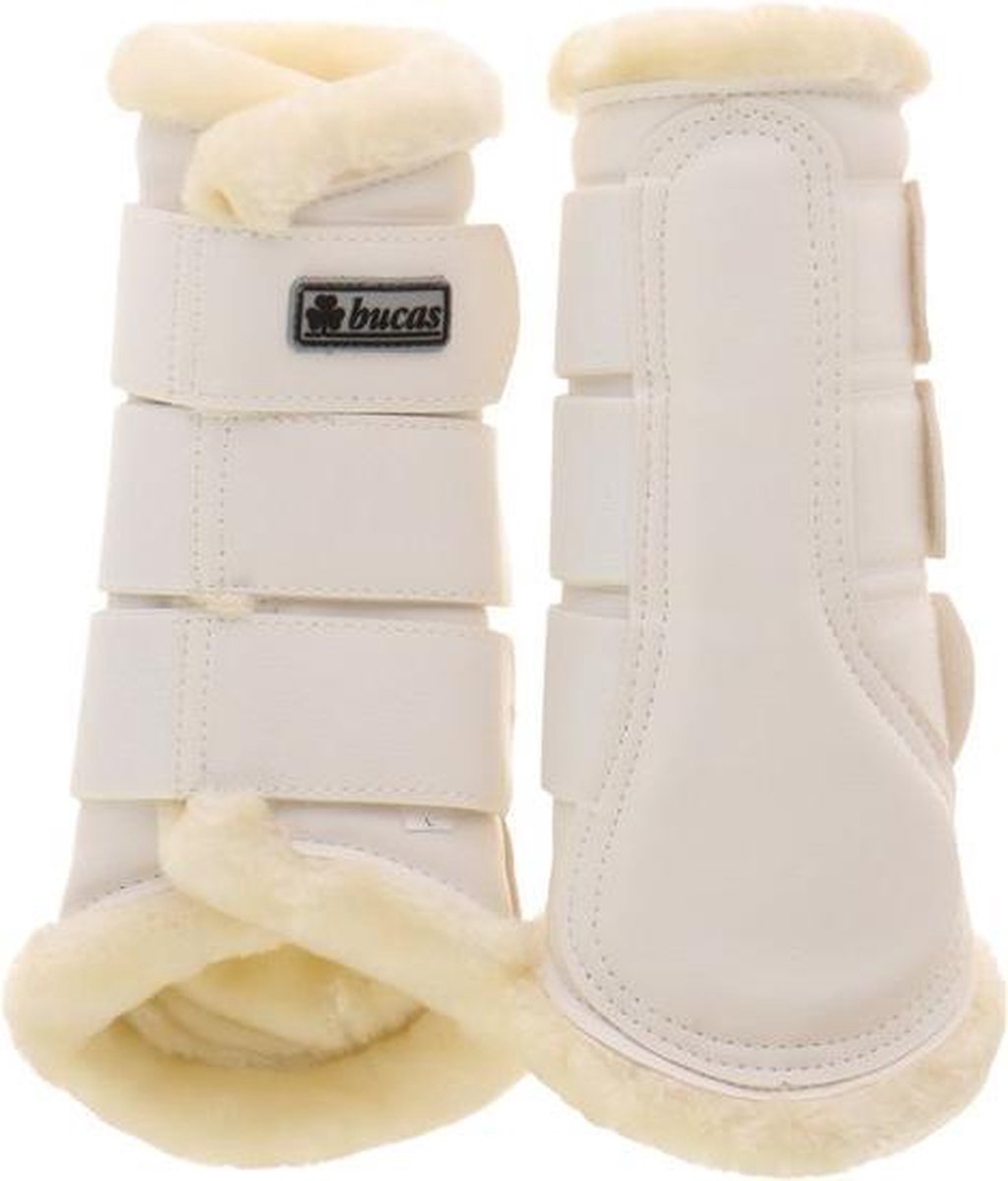 Bucas Brushing Boots Peesbeschermers M Wit