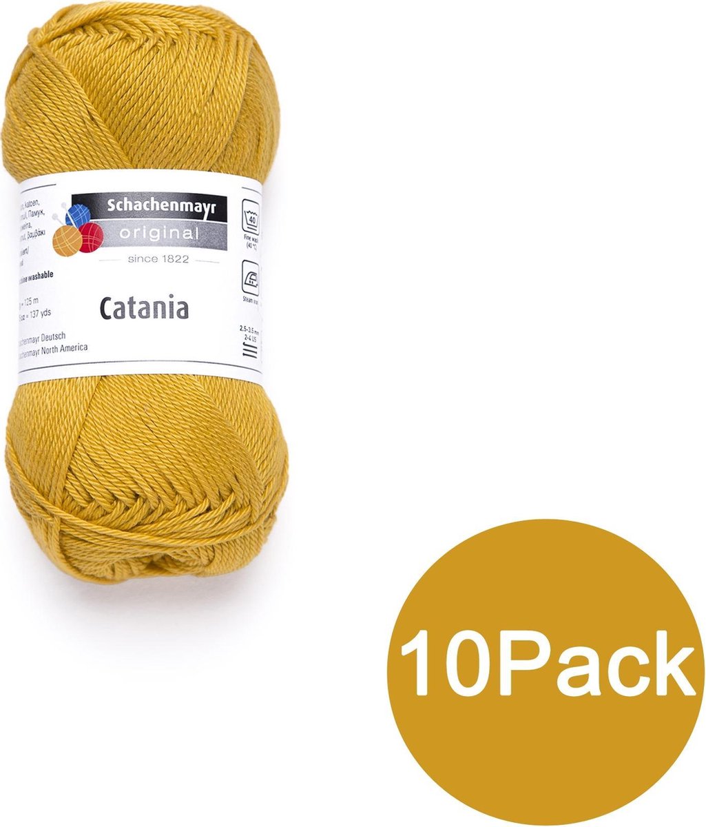 Schachenmayr Breiwol Catania Klassiek 10Pack - 100% Katoen Goud