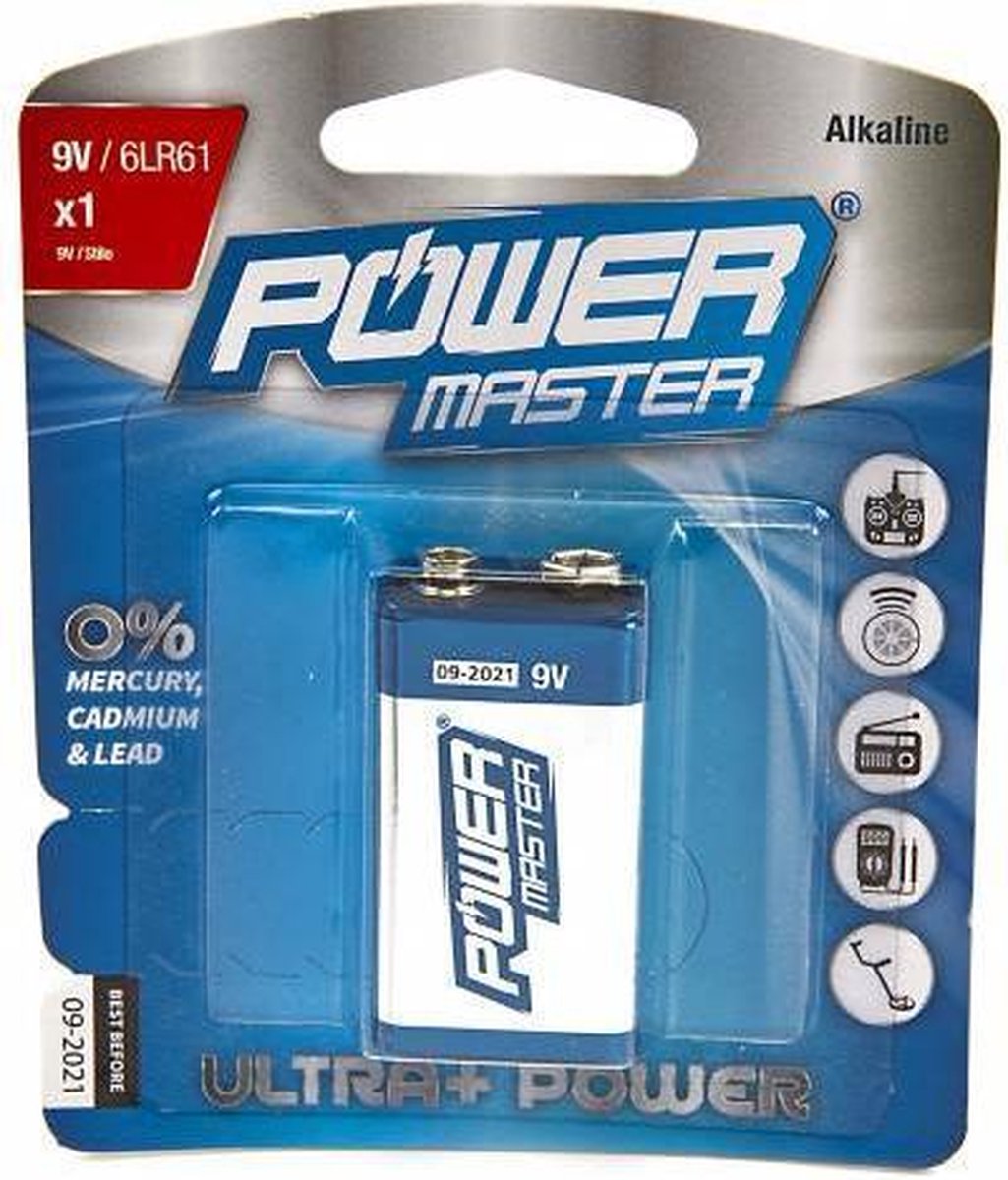 SILVERLINE 9V Alkaline batterij 6LR1