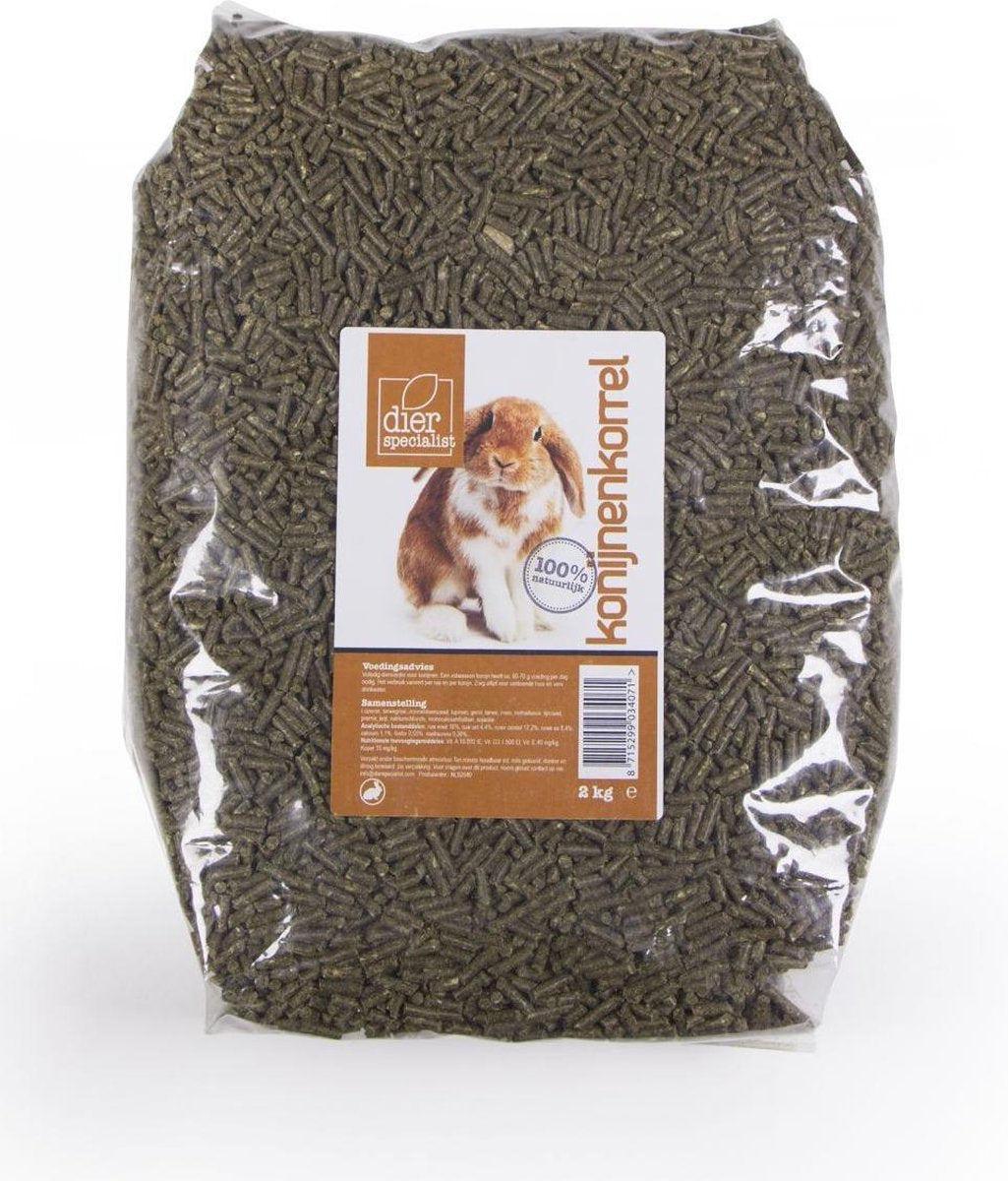 Dierspecialist luxe konijnenkorrel - 2 kg
