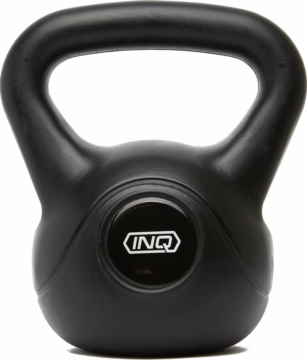 Inq Pe Kettlebell Zwart - Gym/Fitness - 10 Kg - Maat ONESIZE