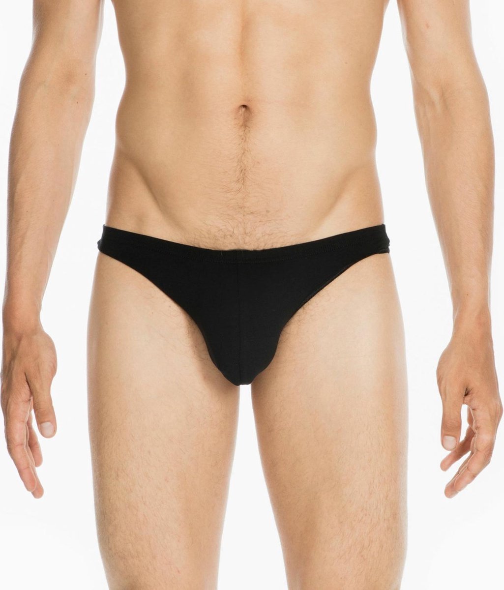HOM G-String Freddy Zwart Katoen En Elastaan - L