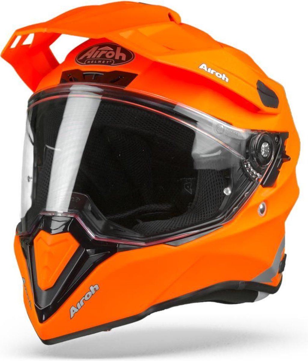 Airoh Commander Color Oranje Fluo Integraalhelm - Motorhelm - Maat XXL