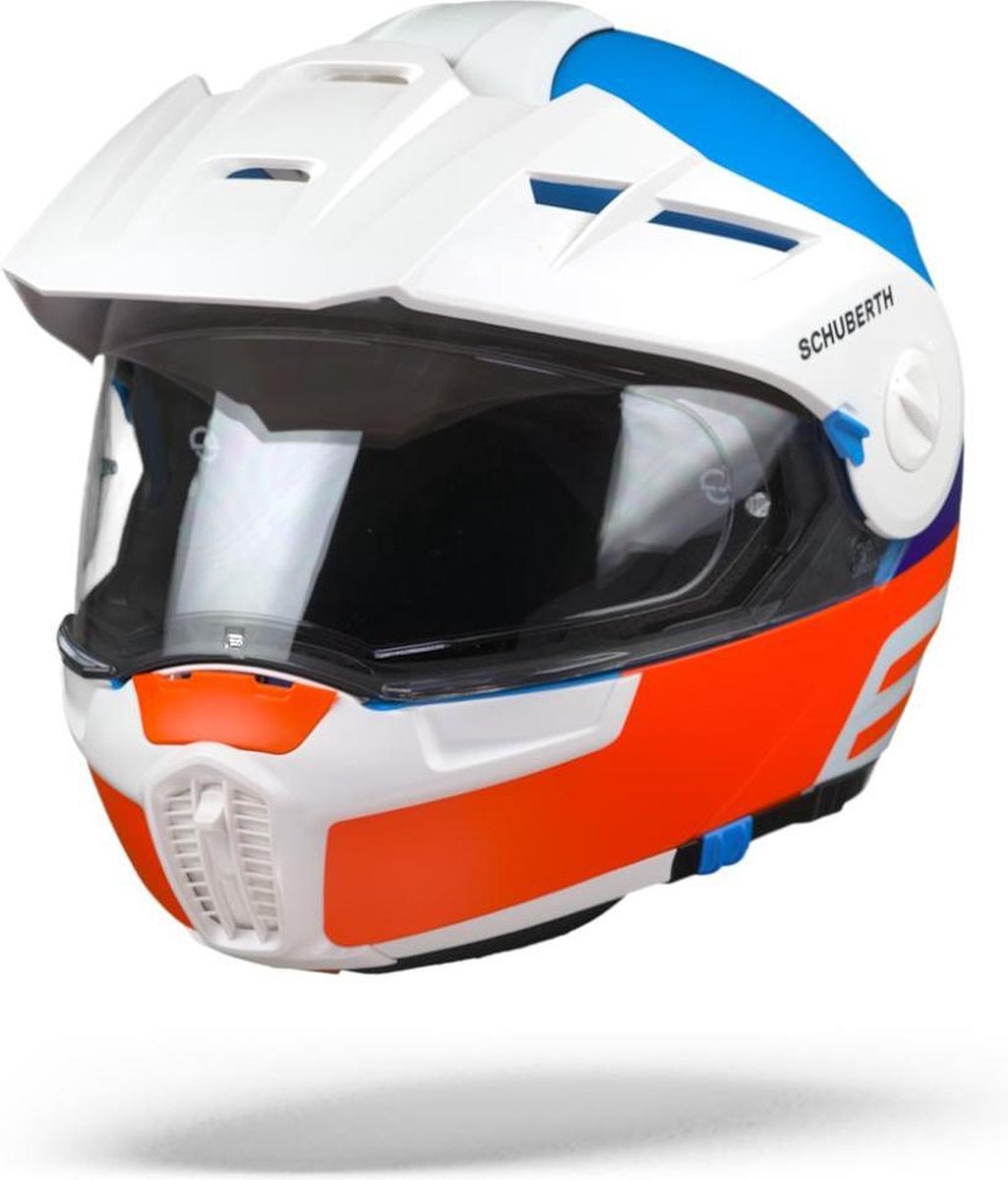 Schuberth E1 Cut Blauw Systeemhelm - Motorhelm - Maat S