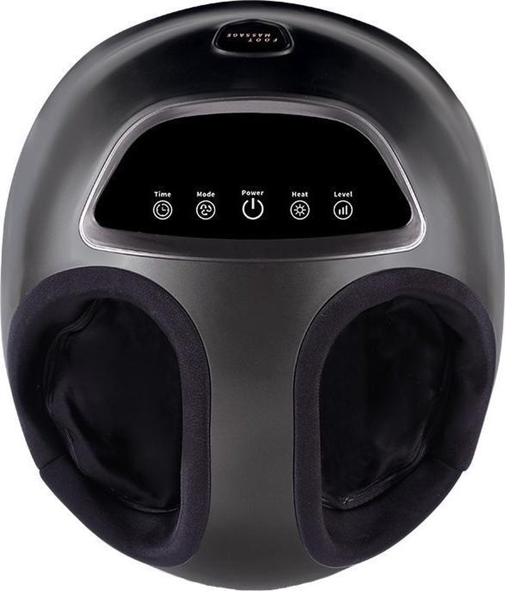 Voetmassage Apparaat - Touch Screen - Intensiteit/Warmte en Timer Functie - 45W - Zwart
