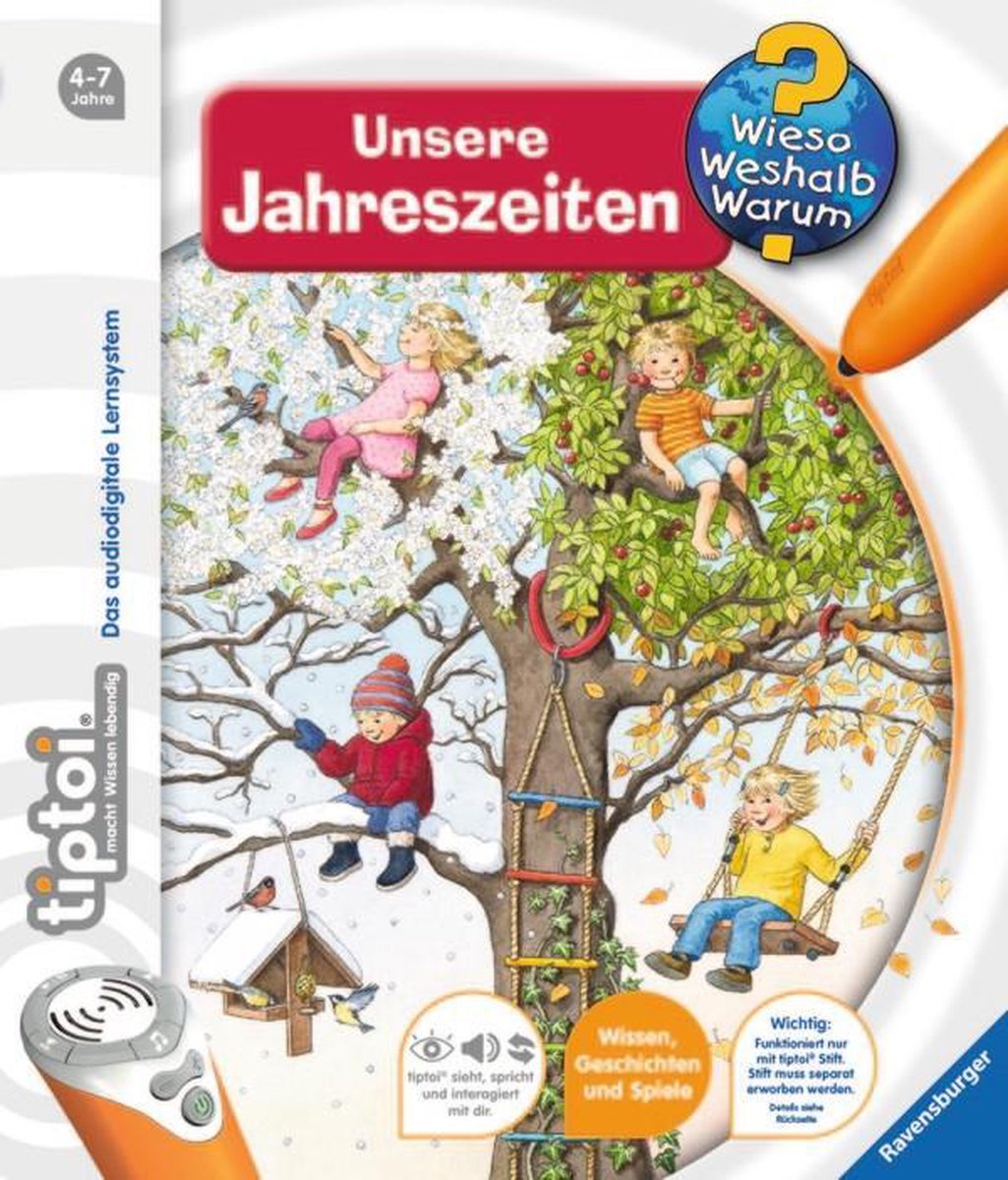 Ravensburger tiptoi® Unsere Jahreszeiten - Duitstalig