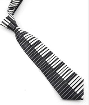 Fun stropdas met pianotoetsen. (31517)