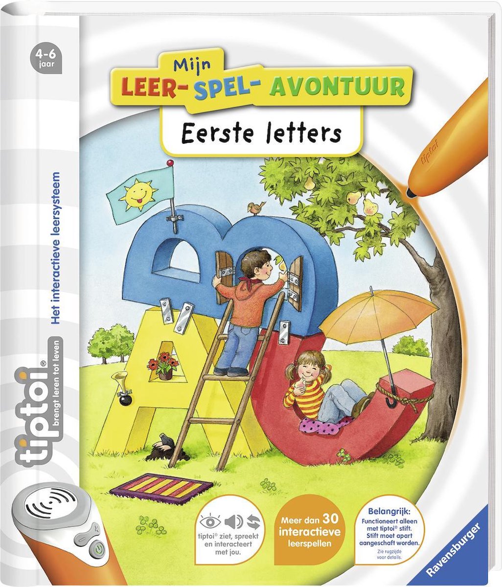Ravensburger tiptoi® boek Mijn leerspel Avontuur Eerste letters