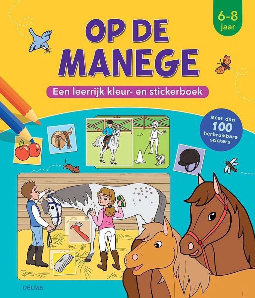 Deltas Kleur- En Stickerboek Op De Manege