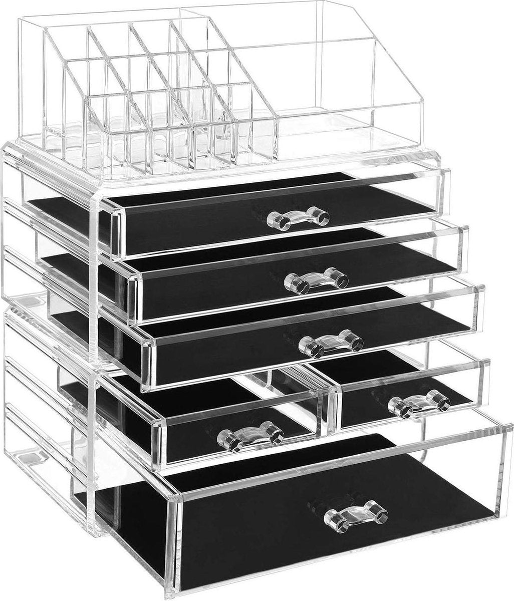 Nancy's Make-Up Organizer - Transparant - Opbergruimte - Make Up Organizer