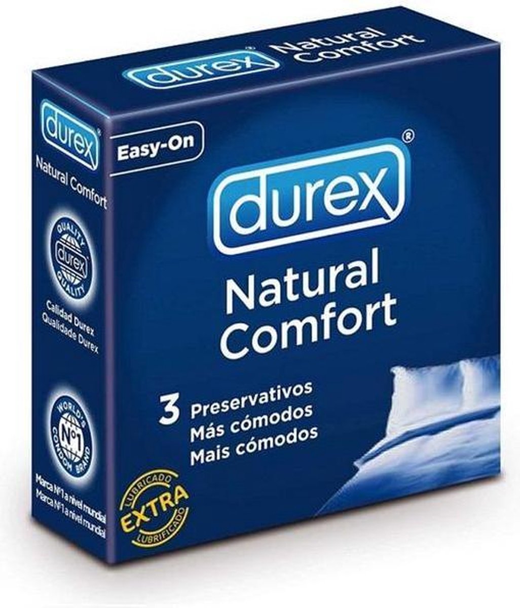 Natural Comfort Condooms Durex (3 pcs)