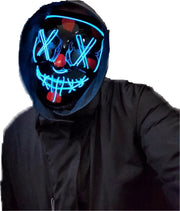 The Purge Halloween Verkleed Masker Blauw