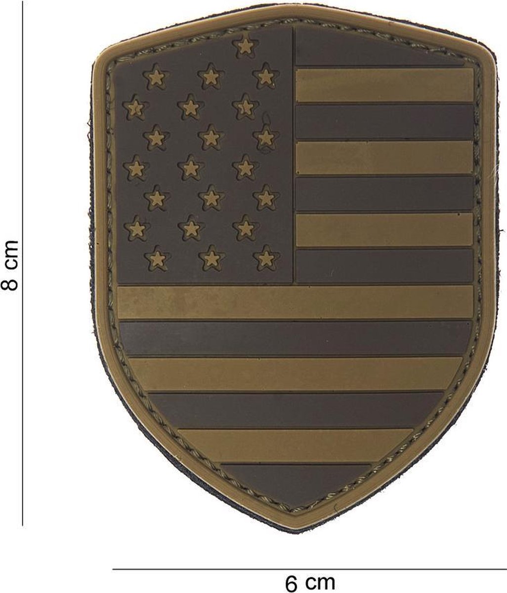 Embleem 3D PVC Schild USA desert