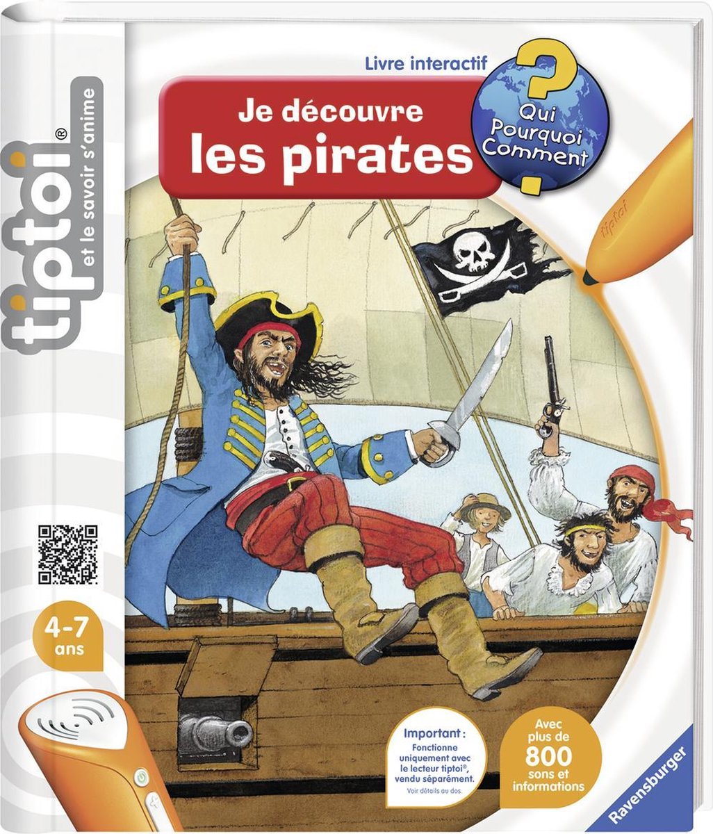 TIPTOI Interactive Book I Discover the Life of Pirate