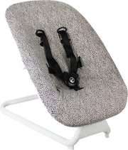Ukje Hoes voor Cybex Lemo Bouncer hoes - Perfecte pasvorm - Zand luipaard