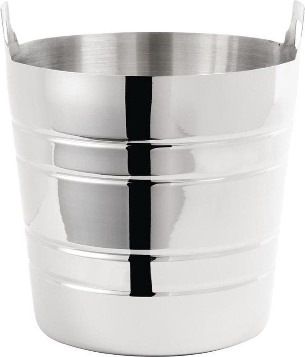 RVS Wijnkoeler 20 cm | Met handgrepen
