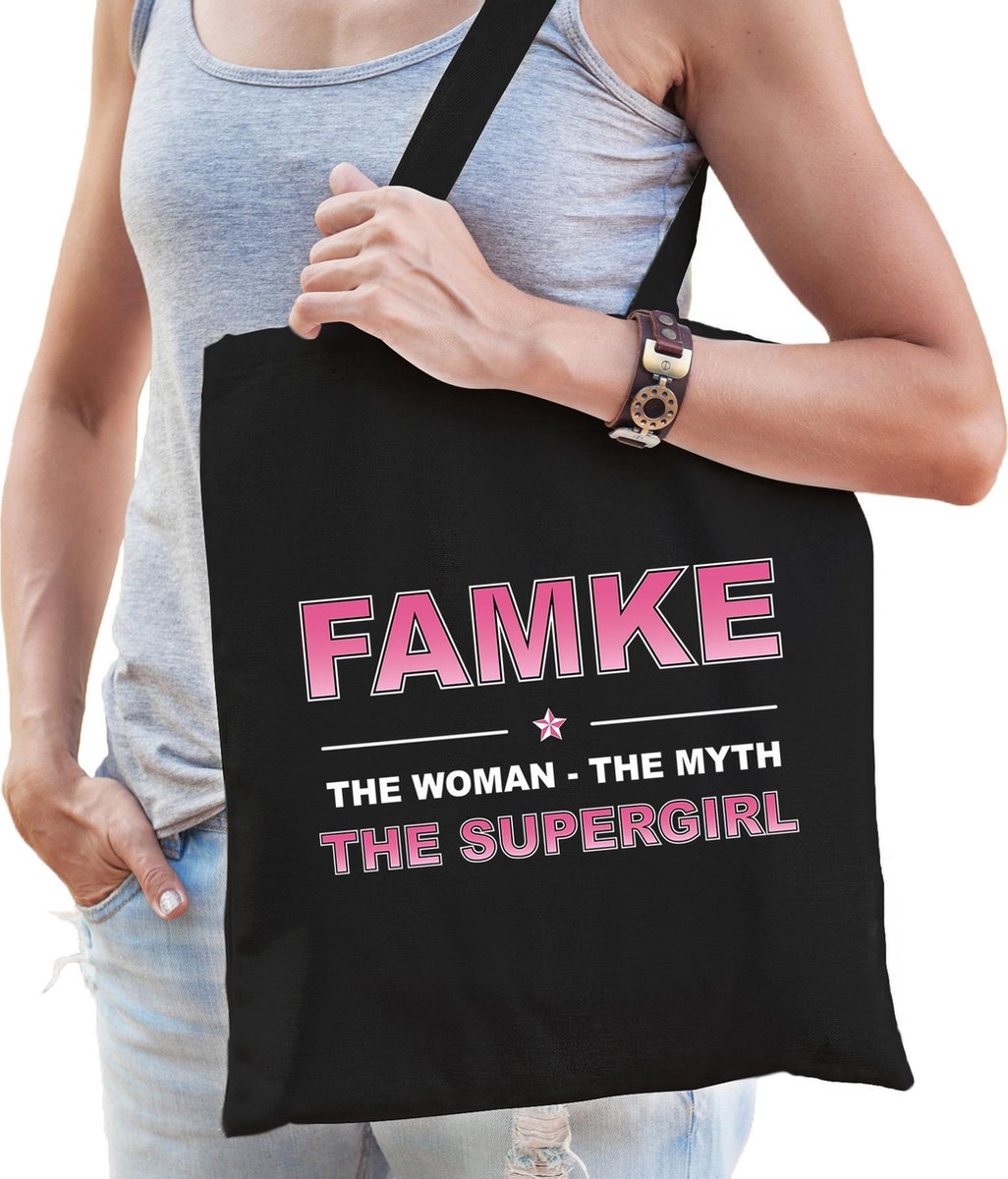Naam cadeau Famke - The woman