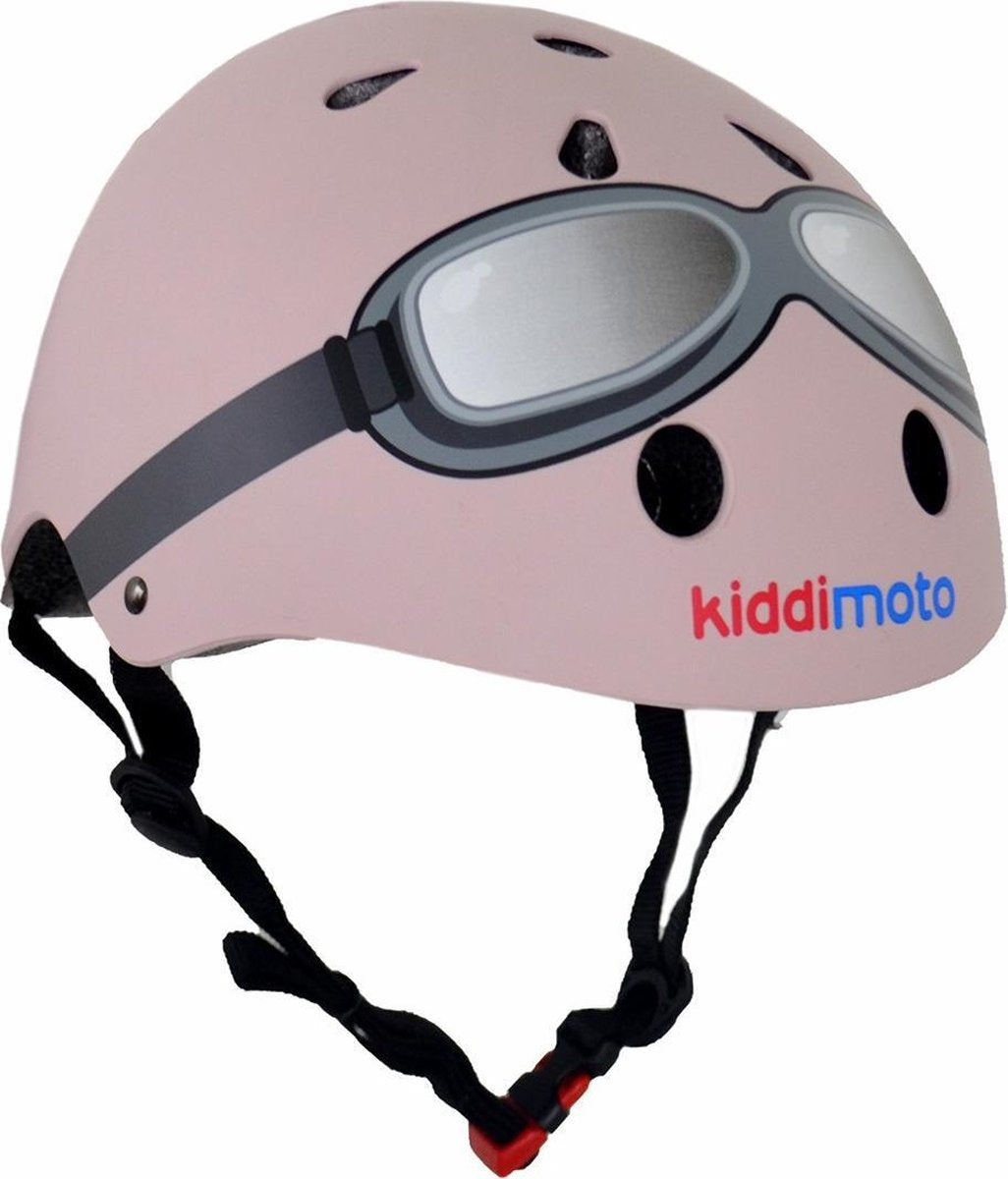 Kiddimoto Kinderhelm Pastel Roze M