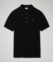 Napapijri Polo Ealis Korte Mouw Zwart (NP0A4FA3 - 0411)
