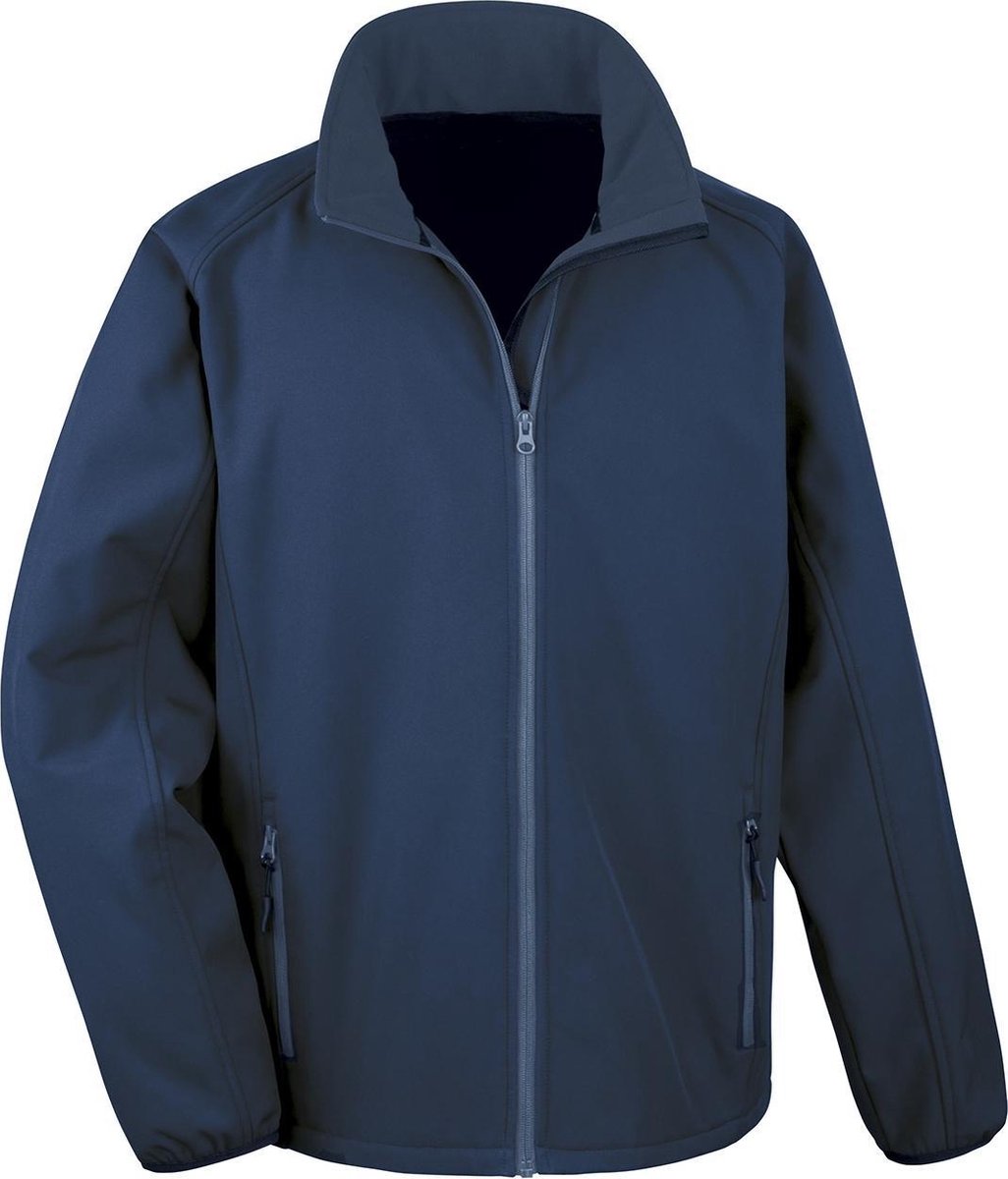 Senvi Sports Softshell Jas Unisex - Kleur Blauw - Maat M