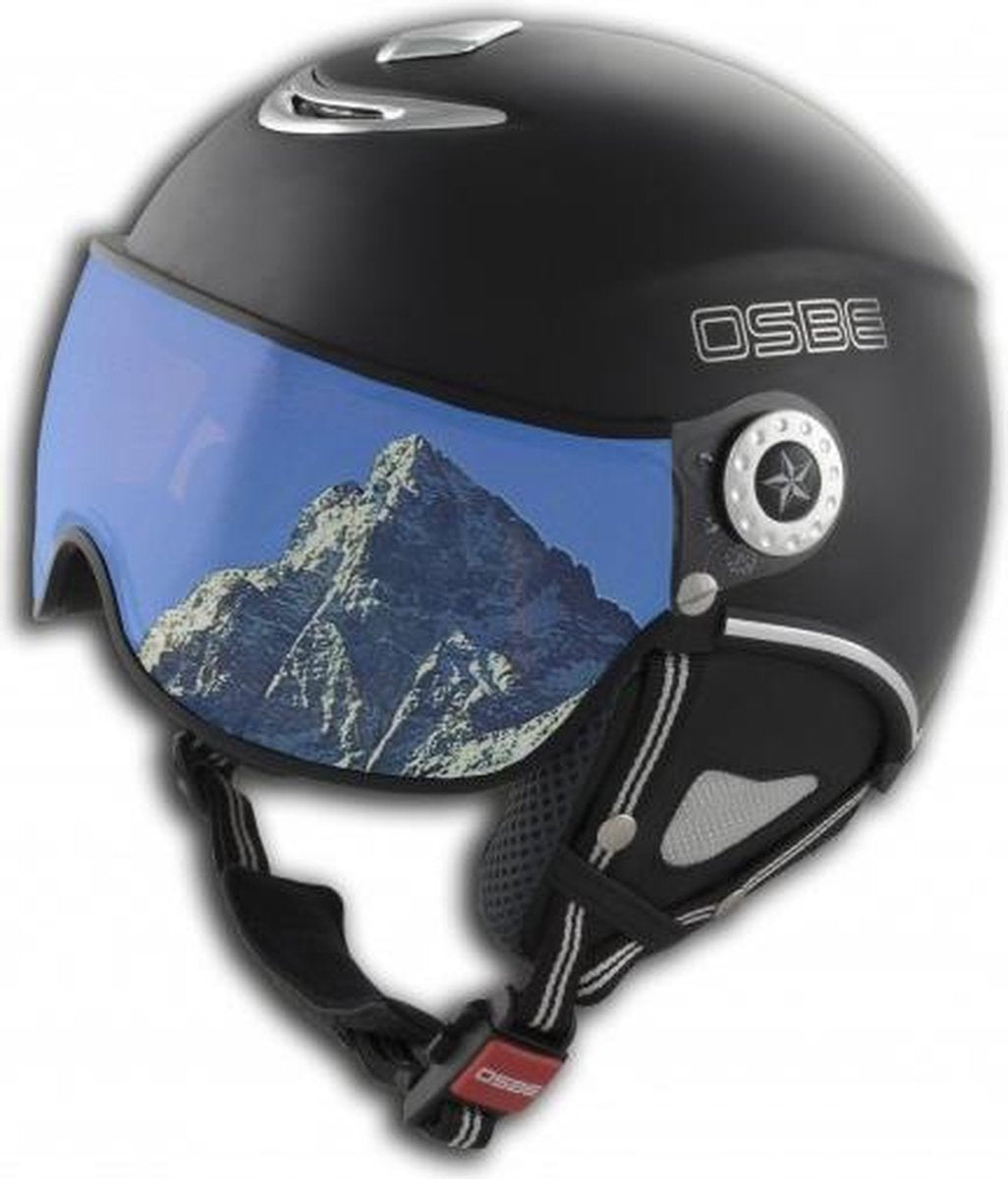 Osbe Skihelm Proton Snow Dull Black 54/56 cm