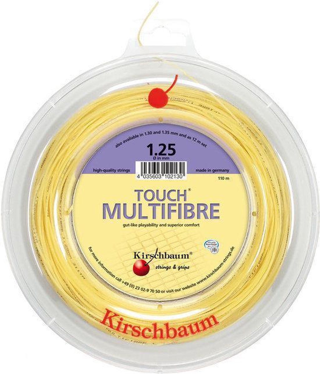 Kirschbaum Touch Multifibre 110M Yellow 1.25